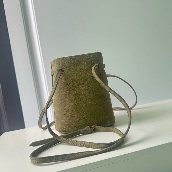 Miu Miu Suede Bucket Bag - Picture 3 of 7